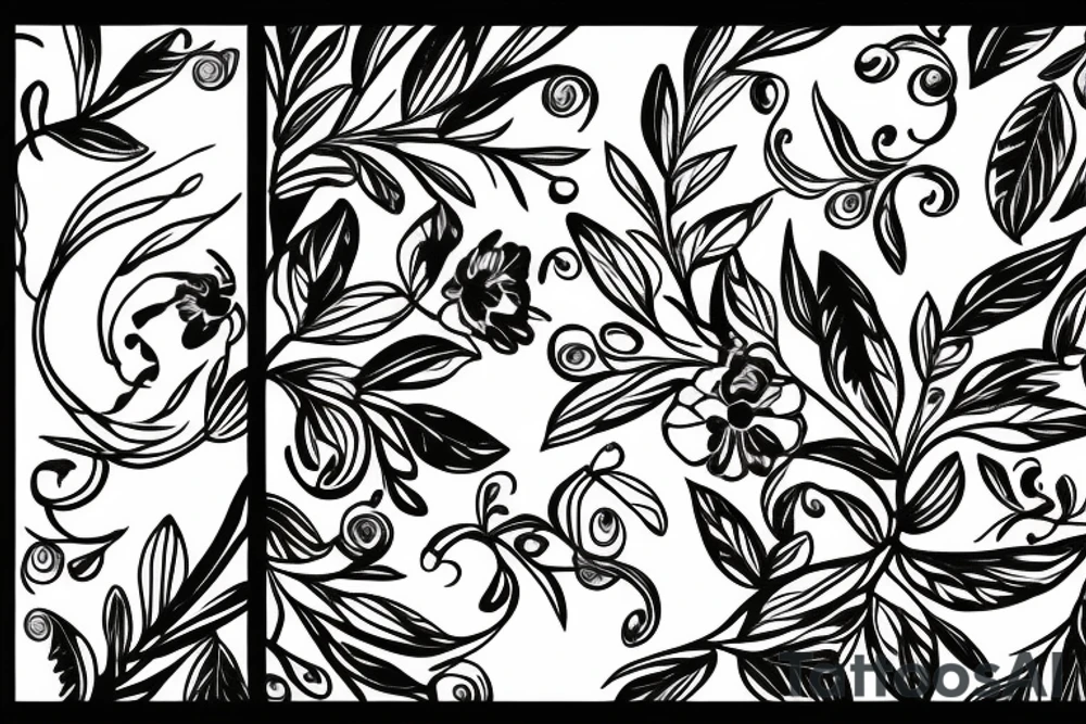 Olive branch with initials OE incorporated into the design tattoo idea Olive branch with initials OE incorporated into the design tattoo idea