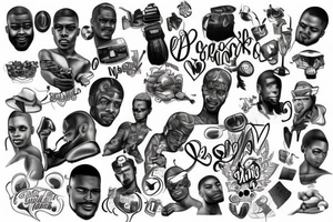Stereotypical Black Guy tattoo idea