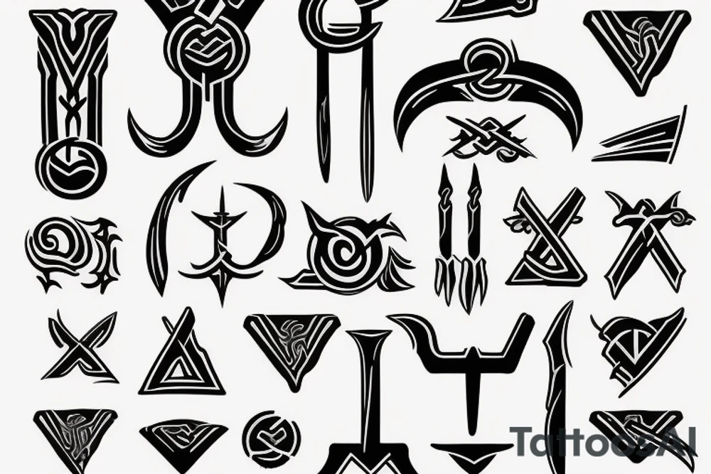 Ukrainian Trident tattoo idea