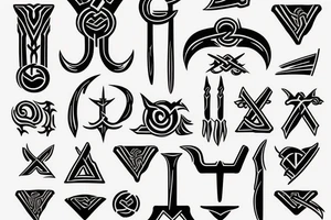 Ukrainian Trident tattoo idea
