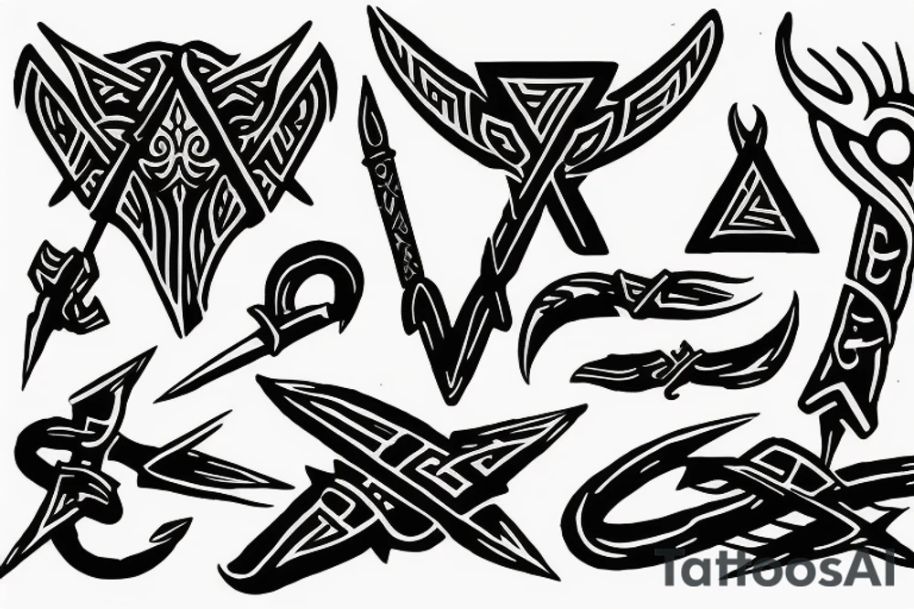 Ukrainian Trident tattoo idea