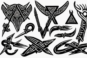 Ukrainian Trident tattoo idea