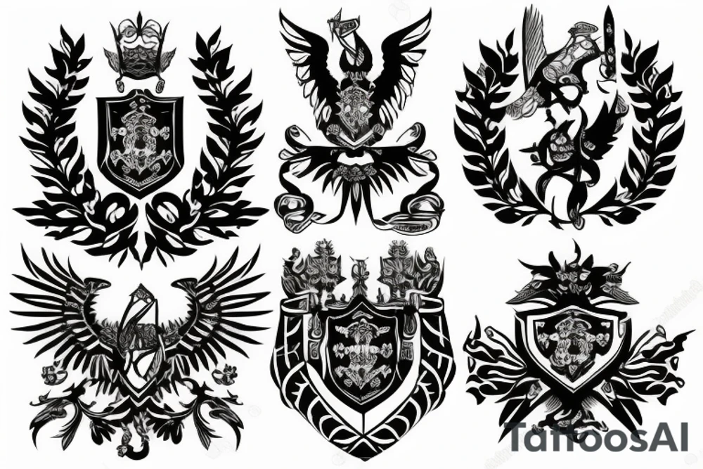 Ukrainian Coat of Arms tattoo idea