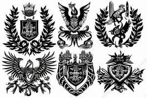 Ukrainian Coat of Arms tattoo idea