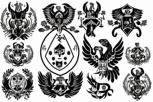 Ukrainian Coat of Arms tattoo idea