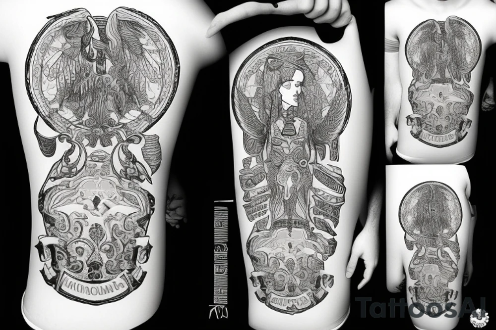 Ukrainian Coat of Arms tattoo idea