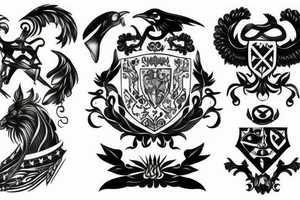 Ukrainian Coat of Arms tattoo idea