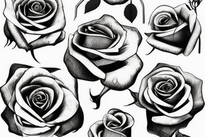 Beautiful Rose tattoo idea