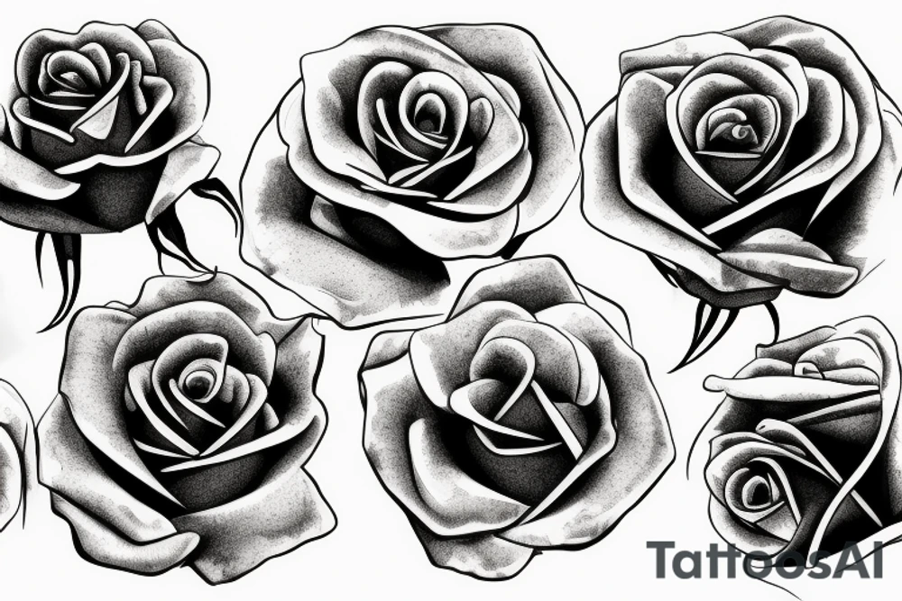 Beautiful Rose tattoo idea