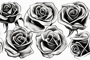 Beautiful Rose tattoo idea