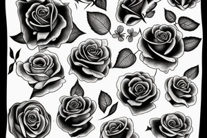 Beautiful Rose tattoo idea