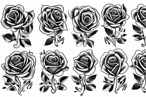 Beautiful Rose tattoo idea