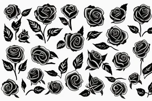Beautiful Rose tattoo idea