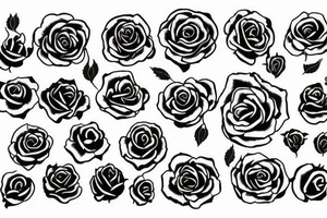 Beautiful Rose tattoo idea