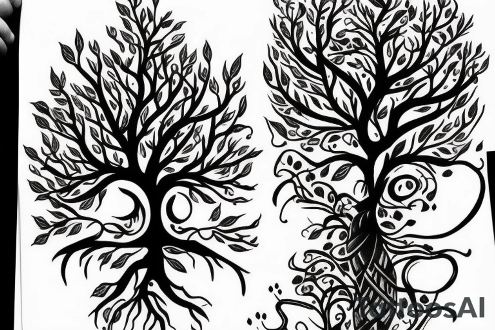 Huge Tree tattoo idea