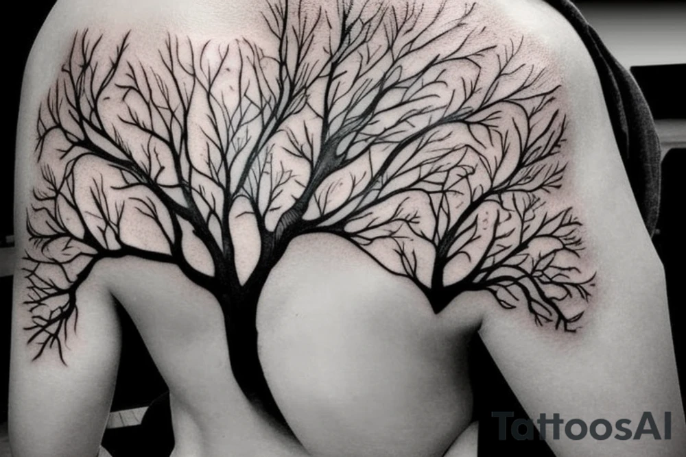 Huge Tree tattoo idea