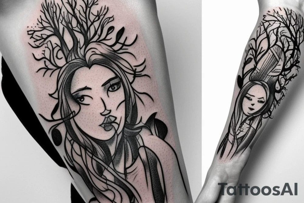 Huge Tree tattoo idea