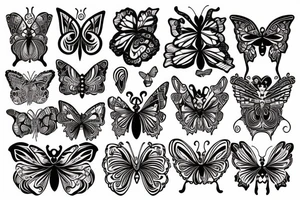 Butterfly Back Piece tattoo idea