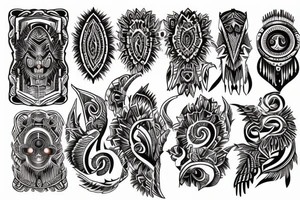 Back Piece tattoo idea