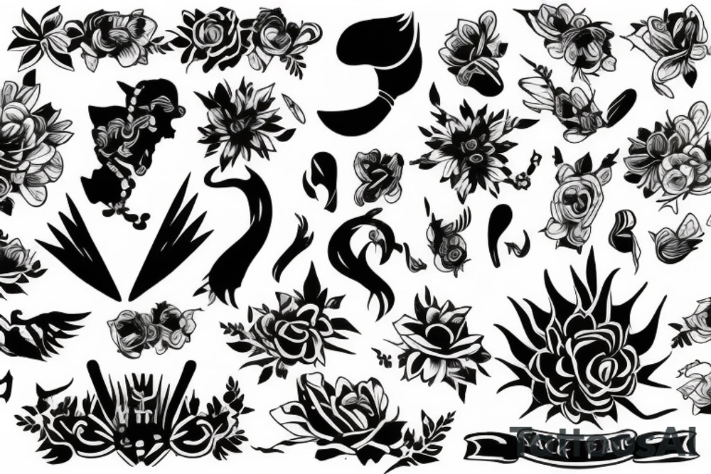 Back Piece tattoo idea