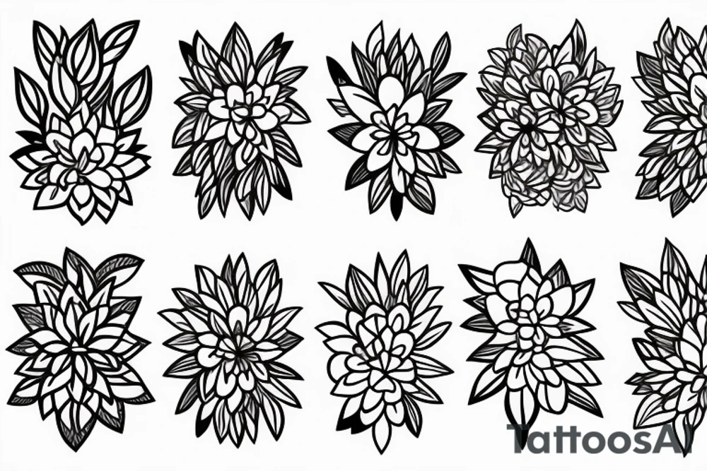 Flower Back Piece tattoo idea