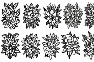 Flower Back Piece tattoo idea