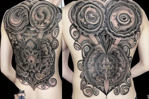 Amazing Back Tattoo tattoo idea