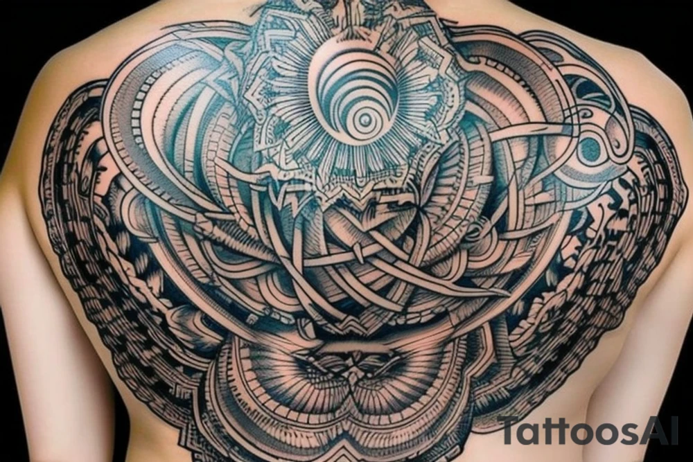 Amazing Back Tattoo tattoo idea