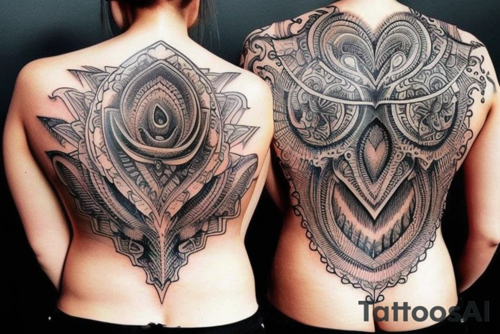 Amazing Back Tattoo tattoo idea