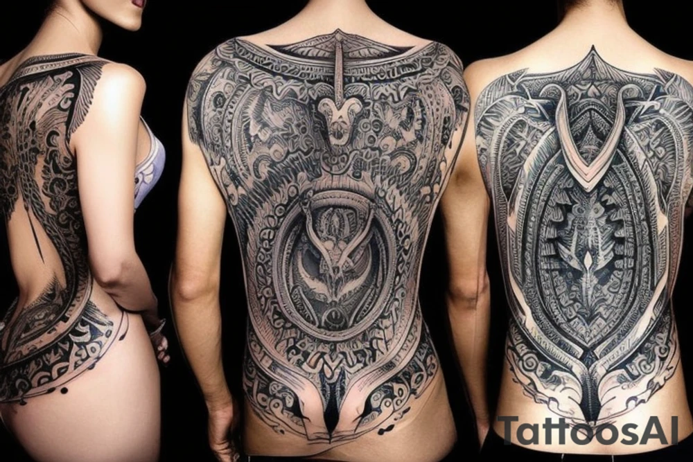 Amazing Back Tattoo tattoo idea