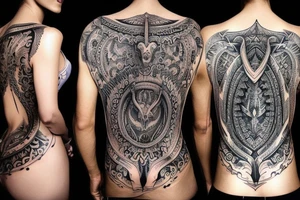 Amazing Back Tattoo tattoo idea