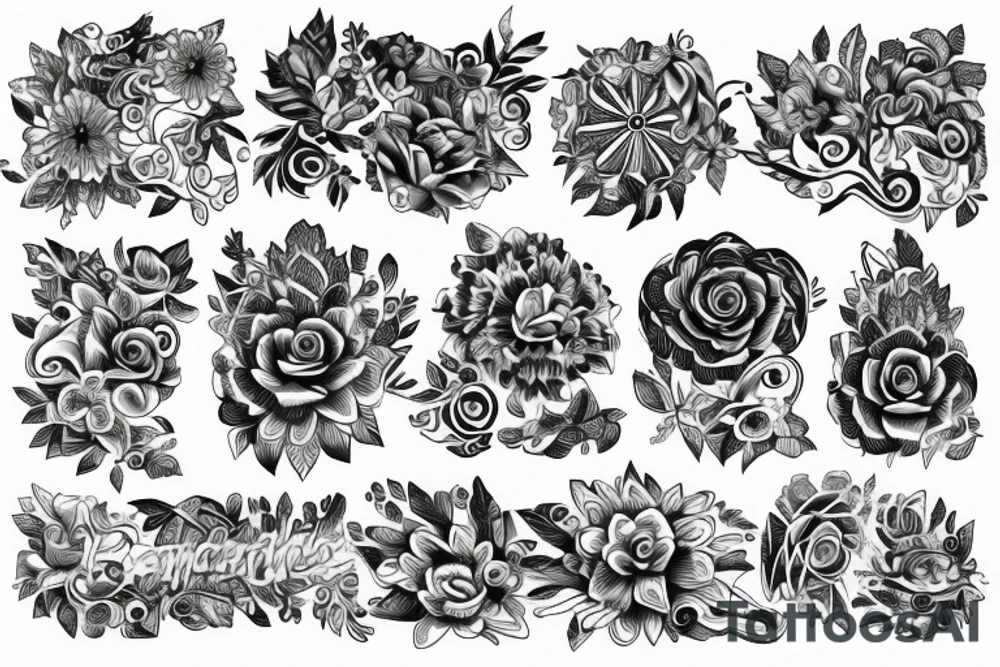 Amazing Back Tattoo flowers tattoo idea