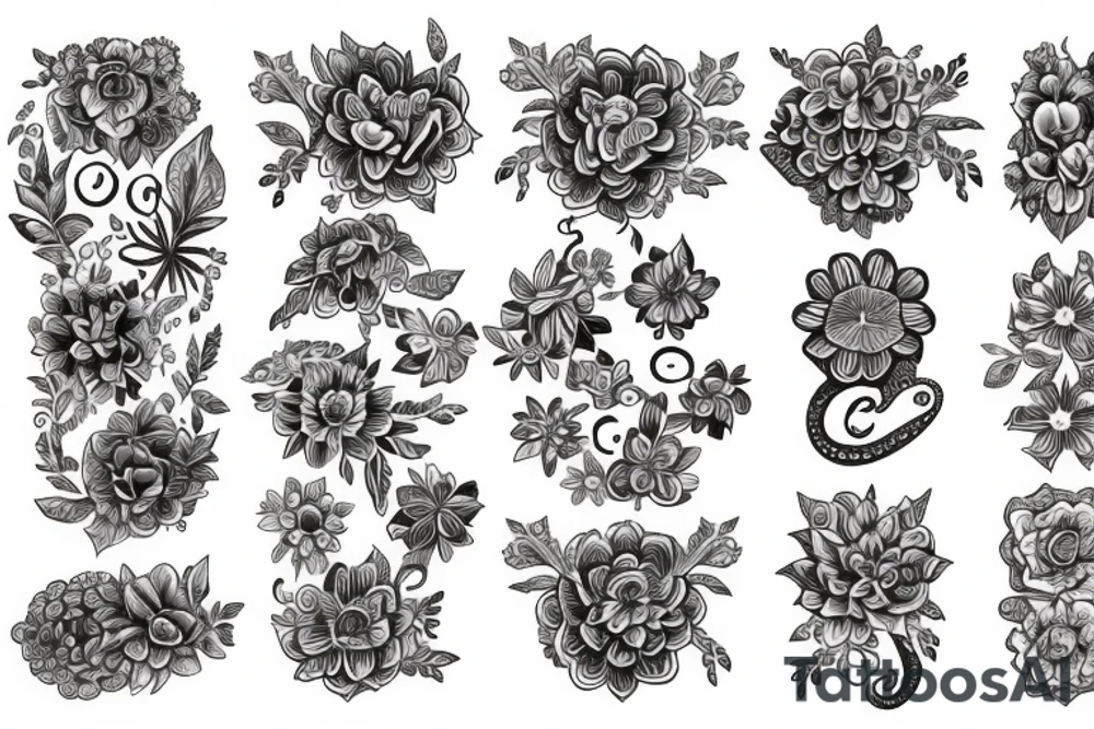Amazing Back Tattoo flowers tattoo idea