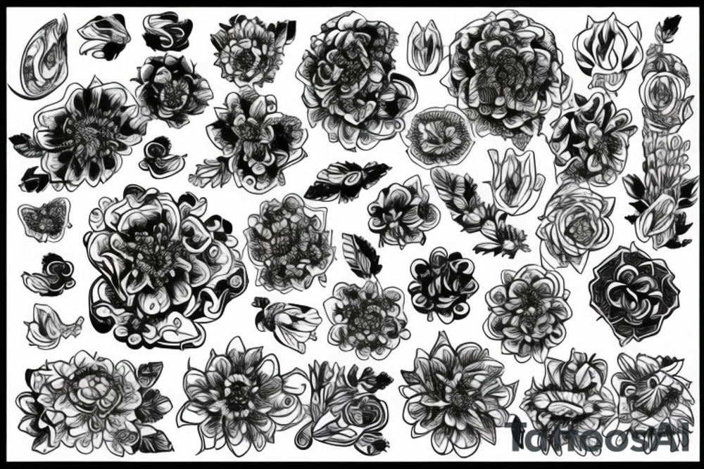 Amazing Back Tattoo flowers tattoo idea