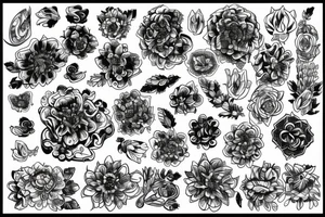Amazing Back Tattoo flowers tattoo idea