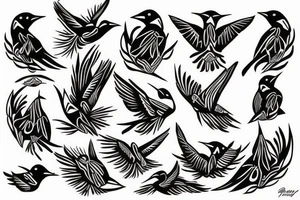swallow tattoo idea