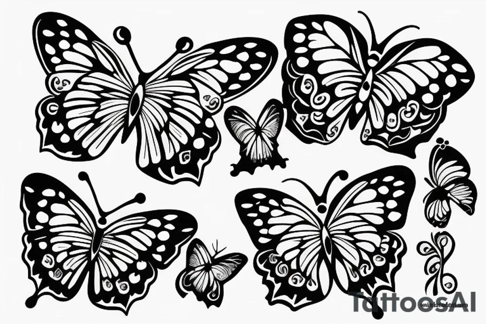butterfly tattoo idea