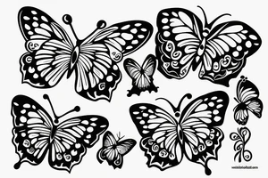butterfly tattoo idea