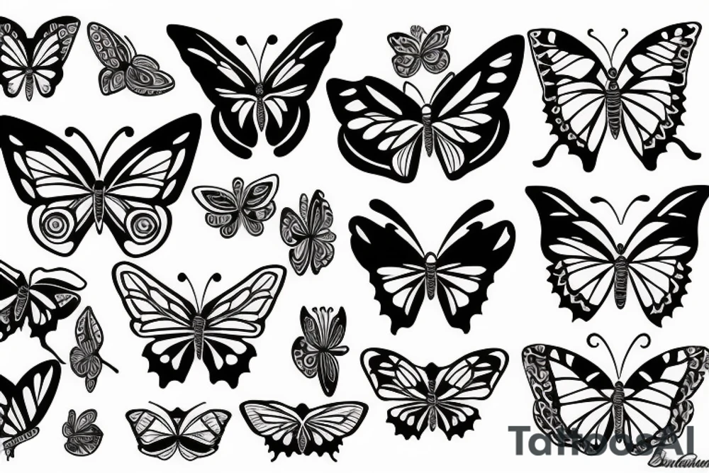 butterfly tattoo idea