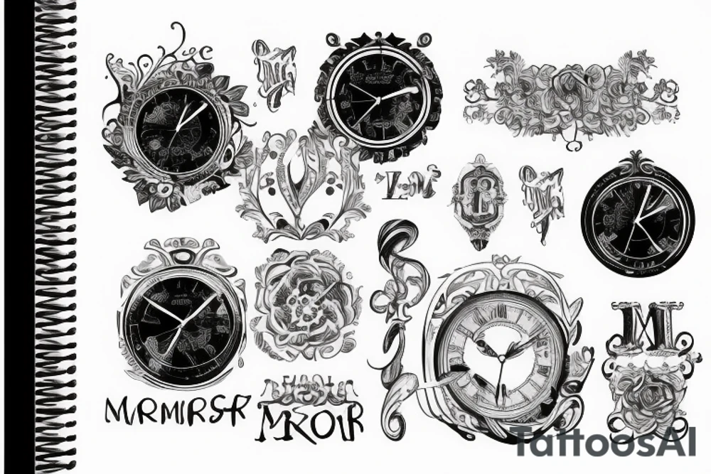 Roman numerals 3 tattoo idea