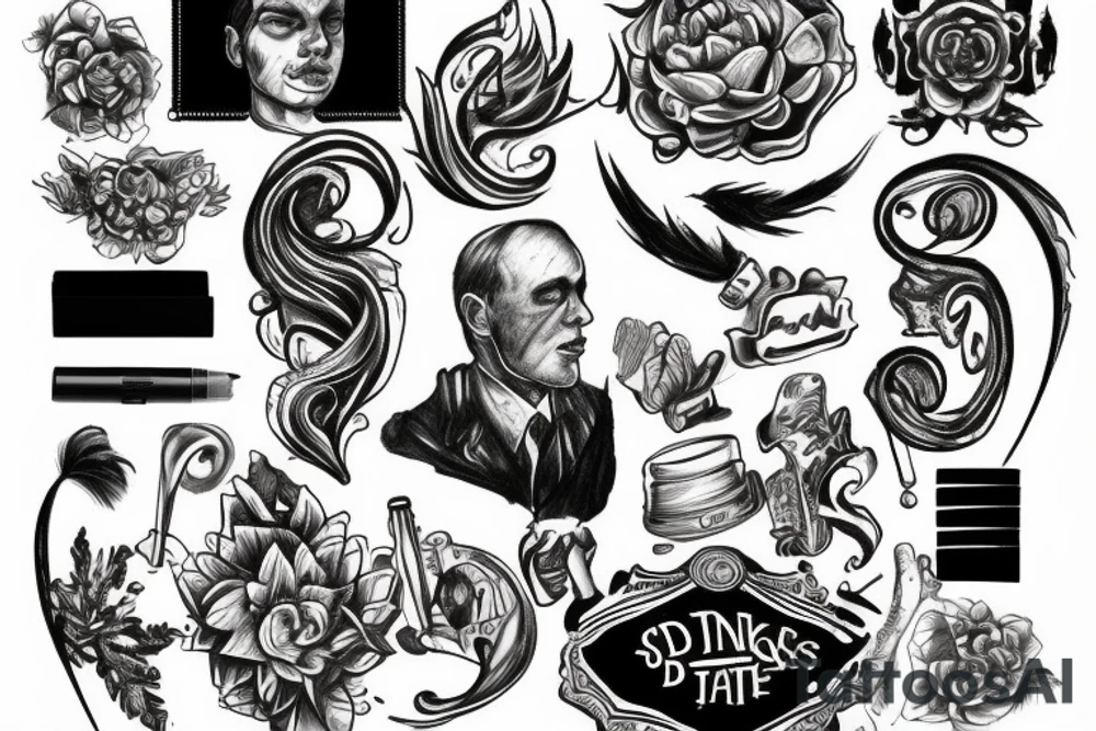 Douglas writing in smoke tattoo idea