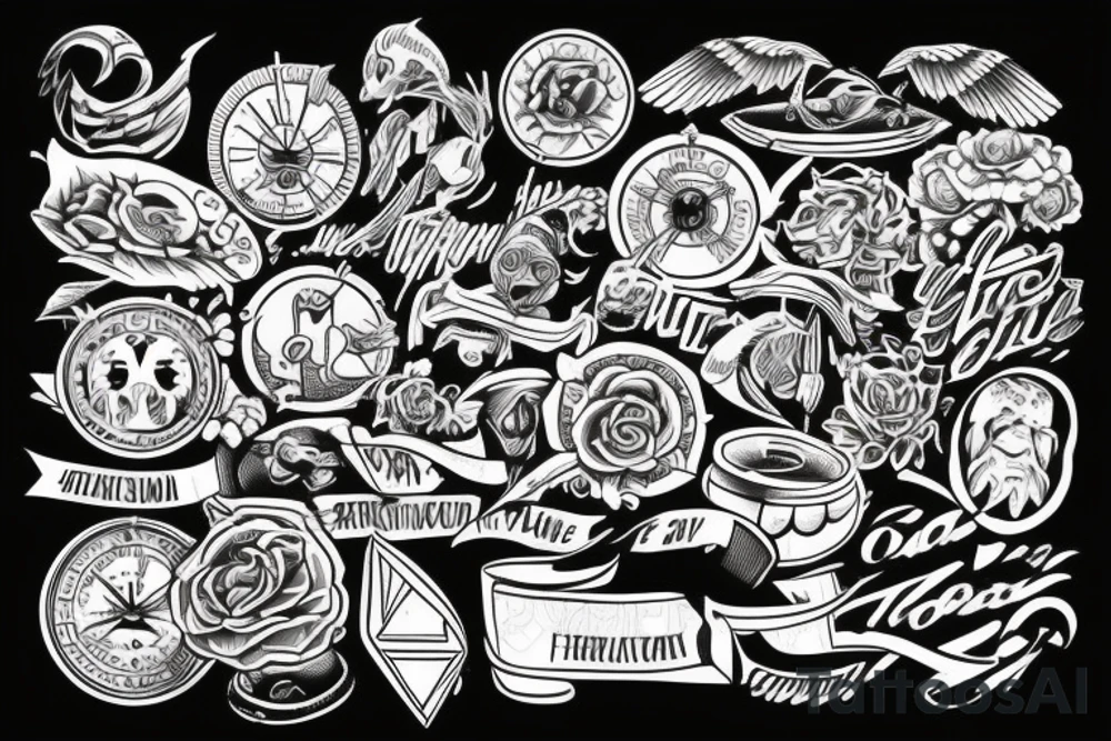 old school traditional tattoo idea