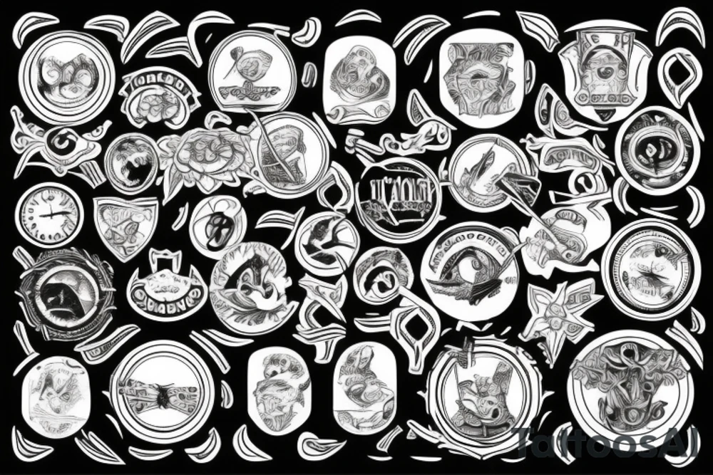old school traditional tattoo idea