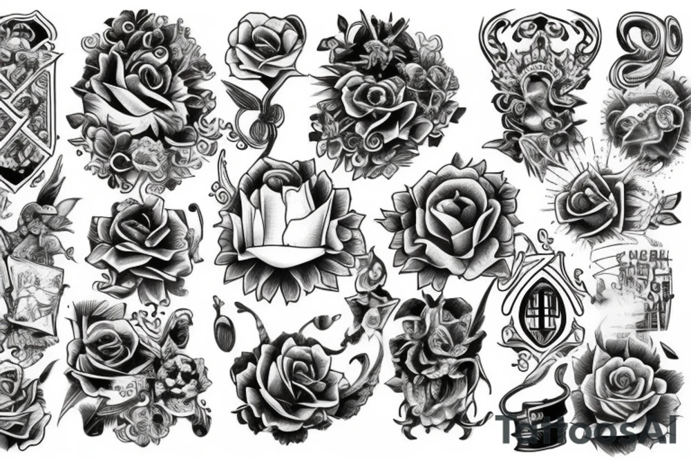 old school traditional tattoo idea