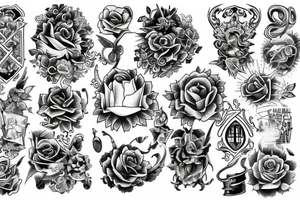 old school traditional tattoo idea
