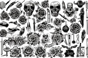 old school traditional tattoo idea