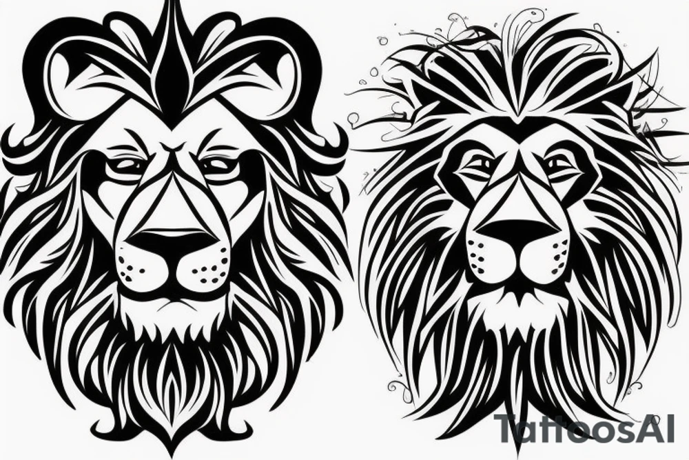lion face with a sword going through it
old school
traditional flash design tattoo idea lion face with a sword going through it
old school
traditional flash design tattoo idea
