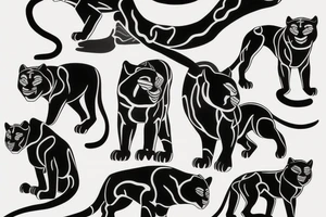 American traditional panther
full body tattoo idea