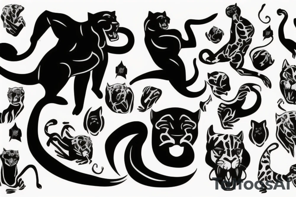 panther
full body tattoo idea