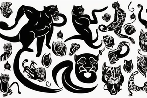 panther
full body tattoo idea